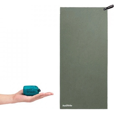 Naturehike ( Rychleschnoucí skládací ručník Malý) 80 x 40 cm Olivová – Zbozi.Blesk.cz
