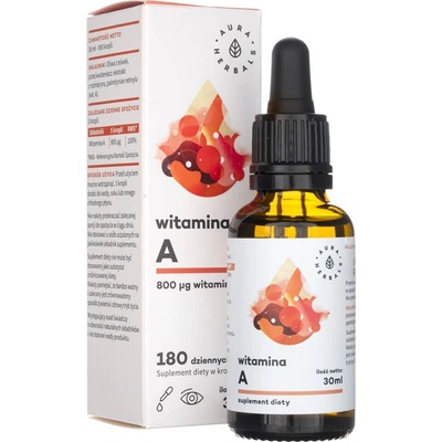 Aura Herbals Vitamín A kvapky 30 ml