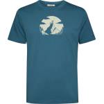 GreenBomb Мъжка тениска GreenBomb Nature Clouds Ride Fusion T-shirt - Tidal Blue (216-8913-0112)