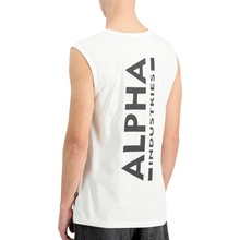 Alpha Industries pánske tielko Backprint Tank white