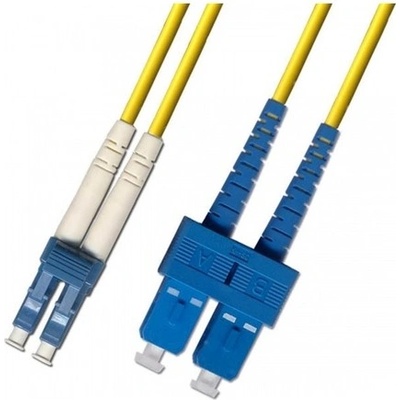 Datacom 502710790 optický patch, duplexní, LC-SC 9/125um SM, 0,5m