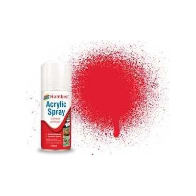 Humbrol sprej akryl AD6019 No 19 Red Gloss 150ml