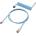 HyperX Coiled Cable USB-C Light Blue Кабел за клавиатура (6J680AA)