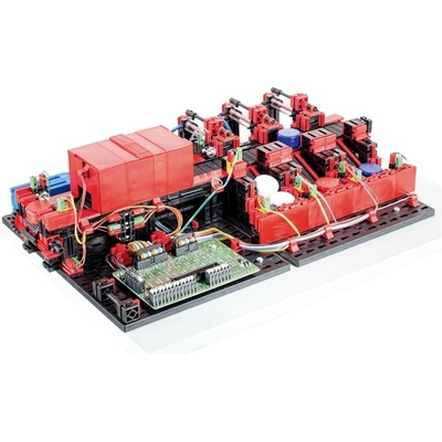 Fischer Technik rozraďovacia linka podľa farieb 24V