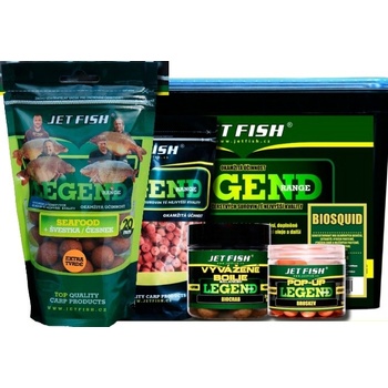 Jet Fish Extra tvrdé Boilies Legend Range 250g 24mm Biosquid