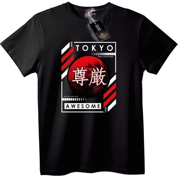 NOONEBRAND Тениска Tokyo Уважение Страхотен - M, White