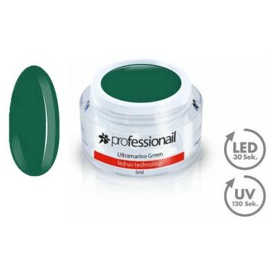 Professionail Farebný LED-UV gél Ultramarine Green 5 ml