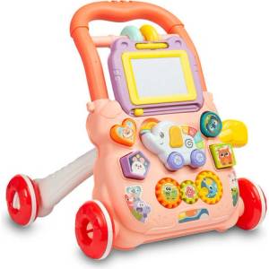 Caretero Toyz Образователна Проходилка Zoo Pusher Pink Caretero Toyz (TOYZ-9019) - tary Проходилка