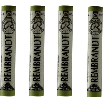 Rembrandt Soft Pastel sada suchých pastelov permanent green deep 7 4 ks