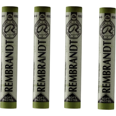 Rembrandt Soft Pastel sada suchých pastelov permanent green deep 7 4 ks
