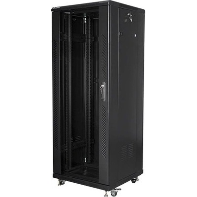 Lanberg Комуникационен шкаф Lanberg rack cabinet 19" free-standing 32U / 600x600 self-assembly flat pack, black (FF01-6632-12B)
