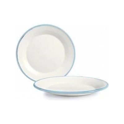 Ibili Smaltovaný tanier 17,5 cm svetlomodrý