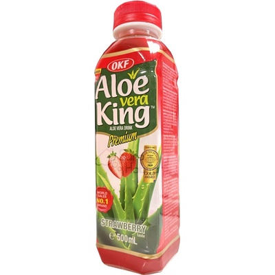 Okf Aloe Vera drink s jahodou 500 ml