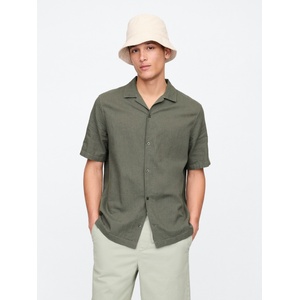GAP Риза от лленобленда GAP GAP | Zelen | МЪЖЕ | XS