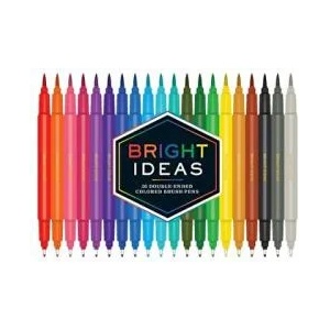 Bright Ideas: 20 Double-Ended Colored Brush Pens | Chronicle Books (ISBN: 9781452162867)