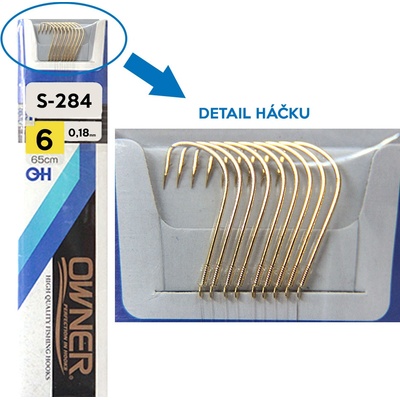 OWNER Návazce na plavanou S-284 vel.6 65cm 0,18mm