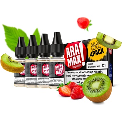 Aramax Strawberry Kiwi 4 x 10 ml 3 mg