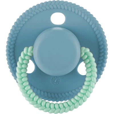 Lorelli Силиконова залъгалка с капаче Lorelli - Circle, 0 м+, Blue (10220750001)