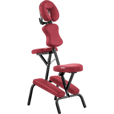 physa Skládací masážní židle - 47 x 72 x 115 cm - 160 kg - červená PHYSA MONTPELLIER RED