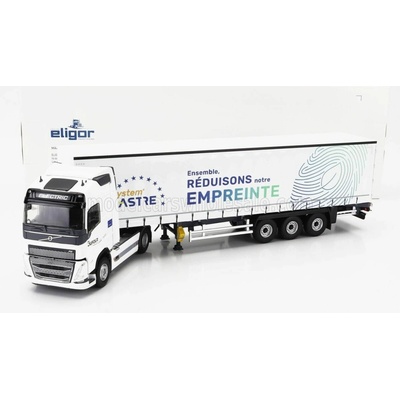 ELIGOR VOLVO FH4 500 TRUCK TELONATO ASTRE TRANSPORTS 2020 WHITE 1:43