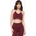 Carpatree Спортен сутиен Carpatree Allure Seamless burgundy
