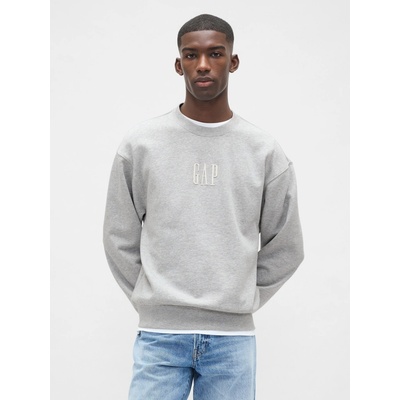 GAP Oversize mikina Heavyweight sivá