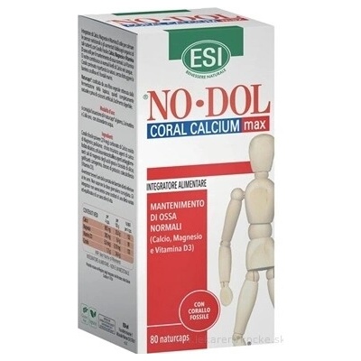 ESI NO DOL Coral Calcium Max kapsle 80 kapslí