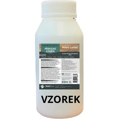 Impregnace na přírodní kámen - mokrý vzhled, vzorek