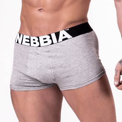 NEBBIA - Boxerky AW Line 701 (svetlosivá) - XXL