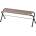 Snow Peak Къмпинг стол Snow peak Folding Bench Camping chair - Grey - размер One Size (580-1851-0111)