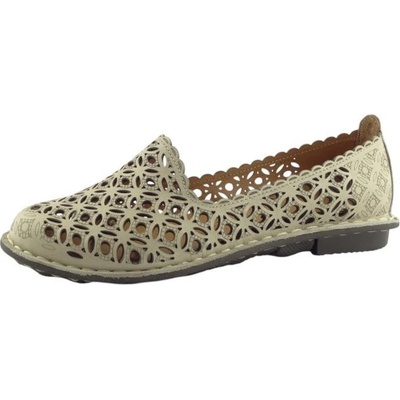 Aurelia perforované baleriny 020101-1 beige