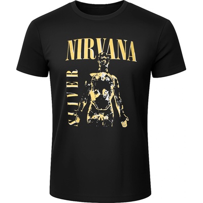 ROCK OFF мъжка тениска Nirvana - Sliver - BL - Carbon - ROCK OFF - NIRVCBN102MB