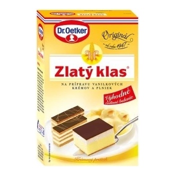 Dr. Oetker Zlatý klas Krémový prášok na prípravu Vanilkových krémov a plniek 200 g
