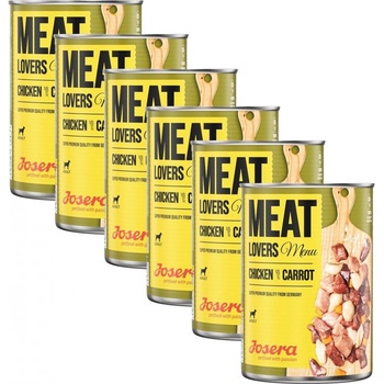 Josera Dog Meat Lovers Menu Chicken with Carrot 6 x 800 g
