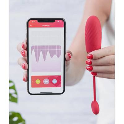 Svakom Ella Vibrating Egg Red