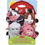Melissa & Doug - Кукли за ръце за куклен театър - Животни от фермата