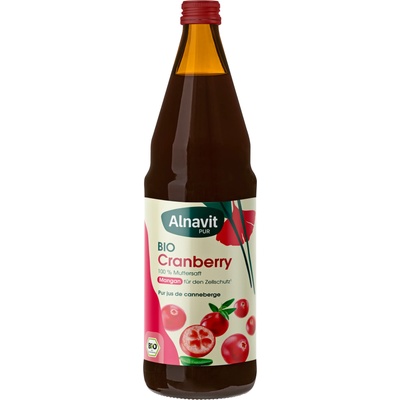 Alnavit Био прясно сок от червена боровинка - 750 ml