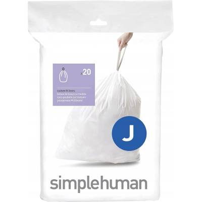 Simplehuman Sáčky 30-45 L typ J zatahovací 20ks v balení 30 µm CW0169