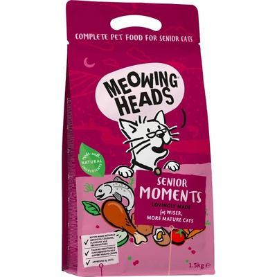 MEOWING HEADS Senior Moments NEW 450 g