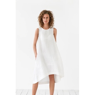 Magic Linen Lněné šaty Toscana White