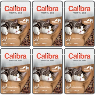 Calibra Premium Line Adult Lamb & Poultry 6 x 100 g