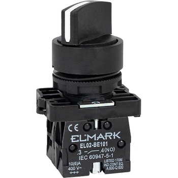 ELMARK Economic БУТОН el- ed25 НО+НЗ 2 ПОЗИЦИИ ЧЕРЕН (401425e)