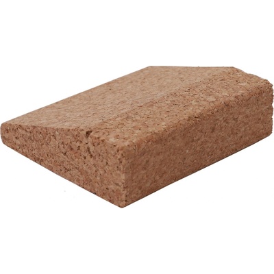 Yogashop Korkový jóga klínek krátký 10 cm x 9 cm x 3 cm