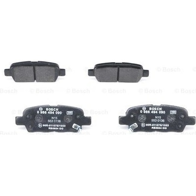 BOSCH Sada brzdových platničiek kotúčovej brzdy 0986494090