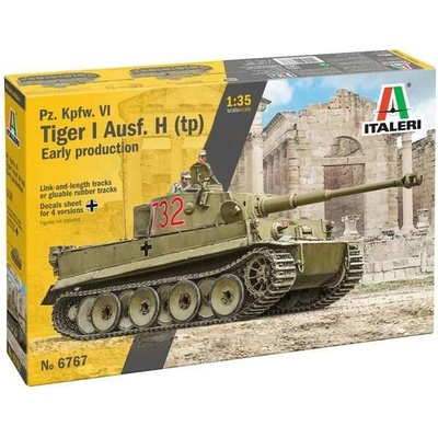 ITALERI Model Kit tank 6767 Pz. Kpfw. VI Tiger I Ausf. E/H1 1:35