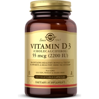 Solgar Vitamin D3 2200 IU 100 kapsúl