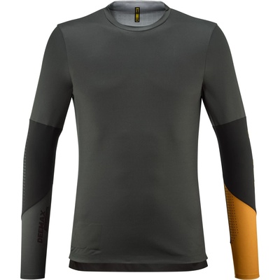 Mavic Мъжка фланелка с дълъг ръкав за колоездене Mavic Deemax Enduro Pro L/S Jersey Cycling jersey - Iron Gate / Mineral Yellow - размер XL (056-3619-0213)