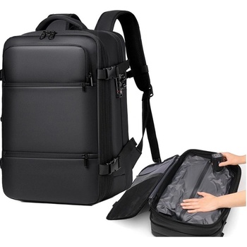 Моbilly раница за пътуване с вакуумна компресия 20-39L - разширяема, против кражба, джоб (OT-109)