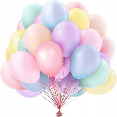 Balóny pastelové, mix svetlých farieb strong 23 cm PartyDeco