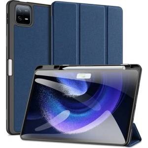 Dux Ducis Калъф за Xiaomi Pad 6 DUX DUCIS DOMO стоящ, с кожен ефект, активен FLIP, моливник, BLUE BUTTON GP-161784 (GP-161784)